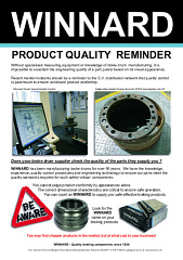 Does you parts supplier check the quality of the parts being supplied ?